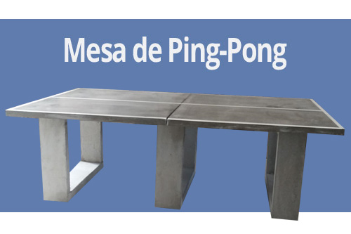 Mesa de ping-pong de Concreto |  Mesa de Cimento